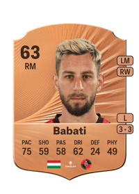 Benjamin Babati Rare 63 OVR
