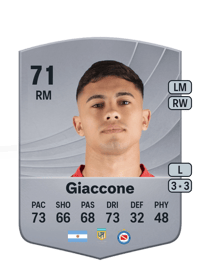 Lautaro Giaccone Common 71 OVR