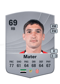 Facundo Mater Common 69 OVR