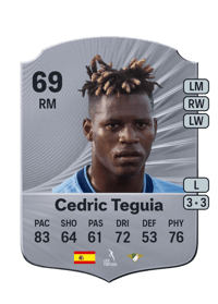 Cedric Teguia Rare 69 OVR