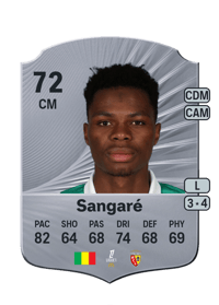 Mamadou Sangaré Rare 72 OVR