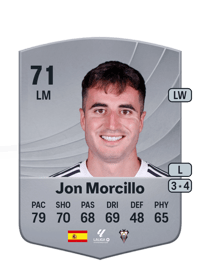 Jon Morcillo Common 71 OVR