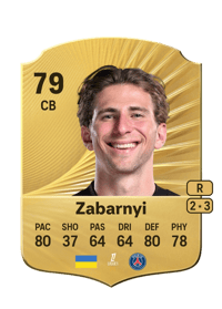 Illia Zabarnyi Rare 79 OVR