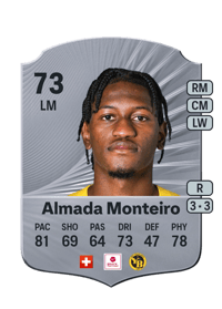 Joël Almada Monteiro Rare 73 OVR