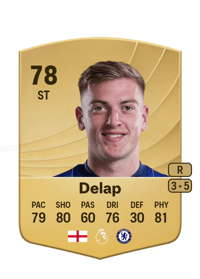 Liam Delap Common 78 OVR