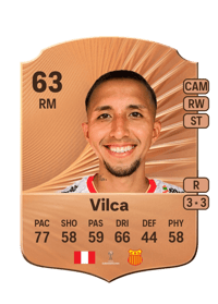 Rodrigo Vilca Rare 63 OVR