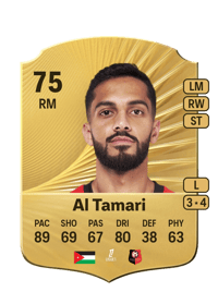 Musa Al Tamari Rare 75 OVR