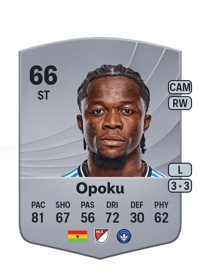 Kwadwo Opoku Common 66 OVR