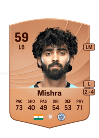 Akash Mishra Common 59 OVR
