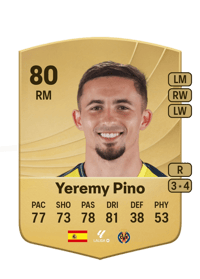 Yeremy Pino Common 80 OVR