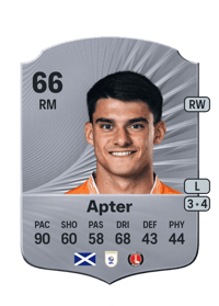 Rob Apter Rare 66 OVR