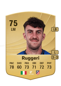 Matteo Ruggeri Common 75 OVR