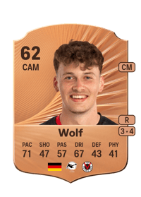 Lucas Wolf Rare 62 OVR