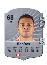 Luis Benítes Rare 68 OVR