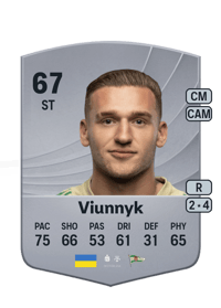 Bohdan Viunnyk Common 67 OVR