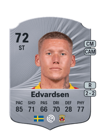 Victor Edvardsen Rare 72 OVR