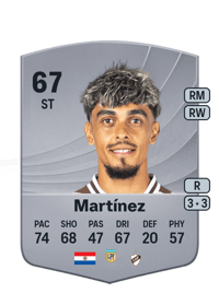 Ronaldo Martínez Common 67 OVR