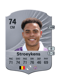 Mario Stroeykens Rare 74 OVR