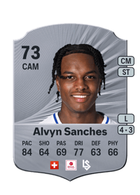 Alvyn Sanches Rare 73 OVR