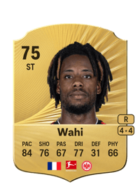 Elye Wahi Rare 75 OVR