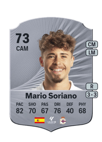 Mario Soriano Rare 73 OVR