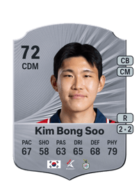 Kim Bong Soo Rare 72 OVR