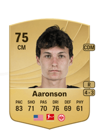 Paxten Aaronson Common 75 OVR