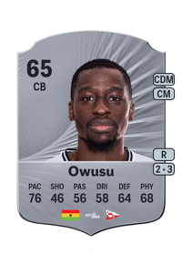 Solomon Owusu Rare 65 OVR