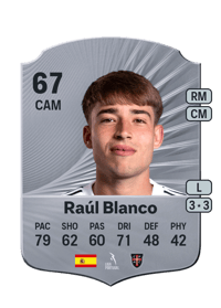 Raúl Blanco Rare 67 OVR