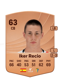 Iker Recio Common 63 OVR