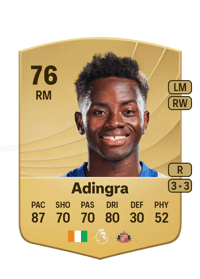 Simon Adingra Common 76 OVR