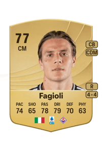 Nicolò Fagioli Common 77 OVR