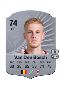Zeno Van Den Bosch Rare 74 OVR
