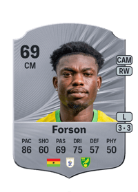 Amankwah Forson Rare 69 OVR