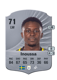 Zeidane Inoussa Rare 71 OVR