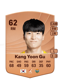 Kang Yoon Gu Common 62 OVR