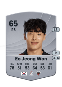 Eo Jeong Won Common 65 OVR