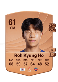 Roh Kyung Ho Common 61 OVR