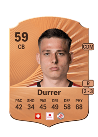 Adrian Durrer Rare 59 OVR