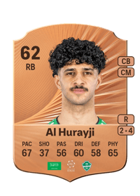 Bassam Al Hurayji Rare 62 OVR