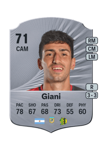 Justo Giani Rare 71 OVR