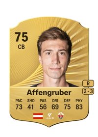 David Affengruber Rare 75 OVR