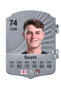 Alex Scott Rare 74 OVR