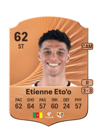 Etienne Eto'o Rare 62 OVR