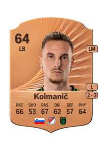 Žan Kolmanič Rare 64 OVR