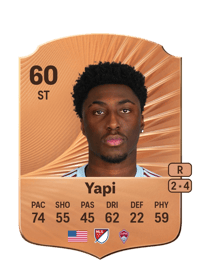 Darren Yapi Rare 60 OVR