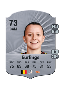 Hannah Eurlings Rare 73 OVR