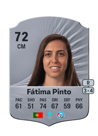 Fátima Pinto Rare 72 OVR