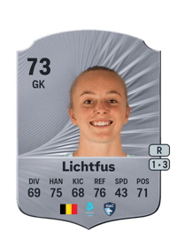 Lisa Lichtfus Rare 73 OVR