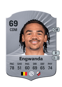 Alonzo Engwanda Rare 69 OVR